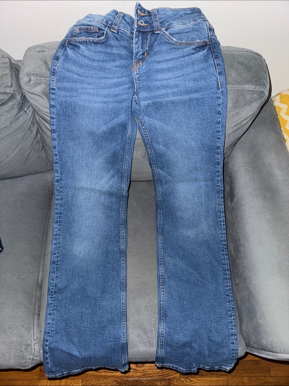 Divided Women's Blue Flare Jeans
